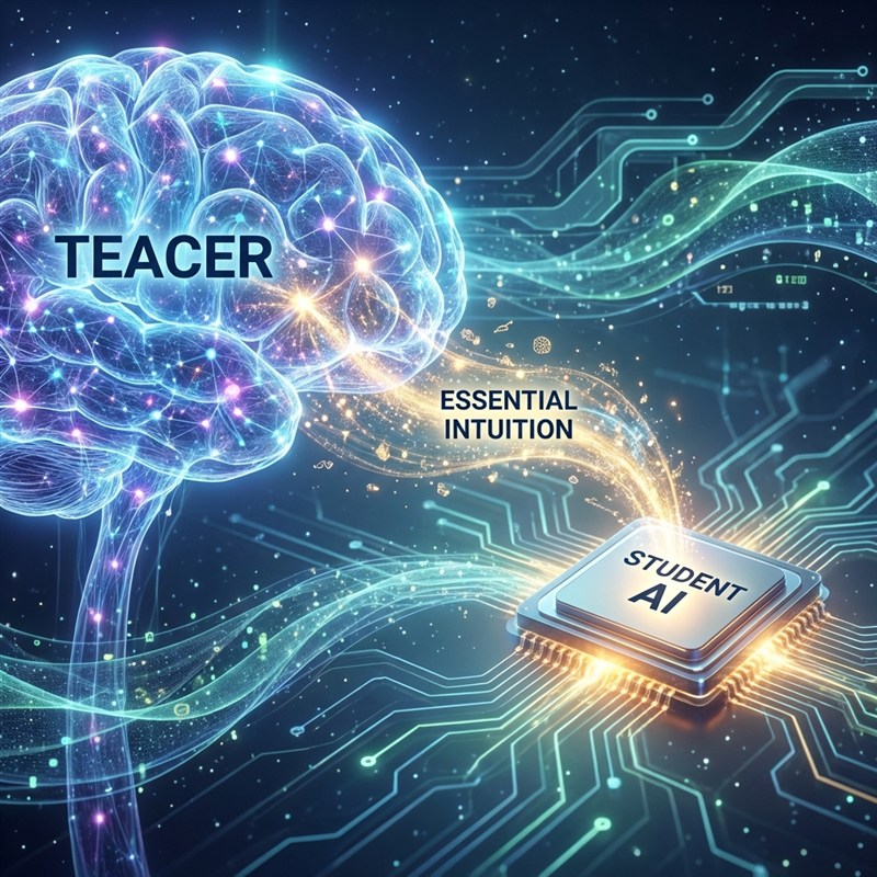 Knowledge Distillation Infographic